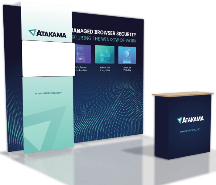 Atakama trade show booth design